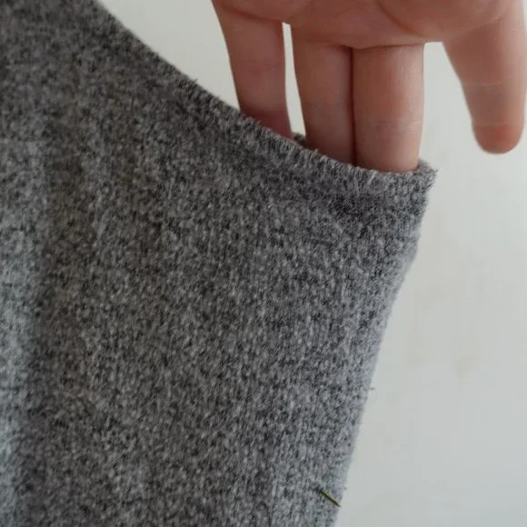 TORRID 3X SUPER SOFT PLUSH LIGHT GREY SURPLICE SKATER DRESS - Picture 5 of 12